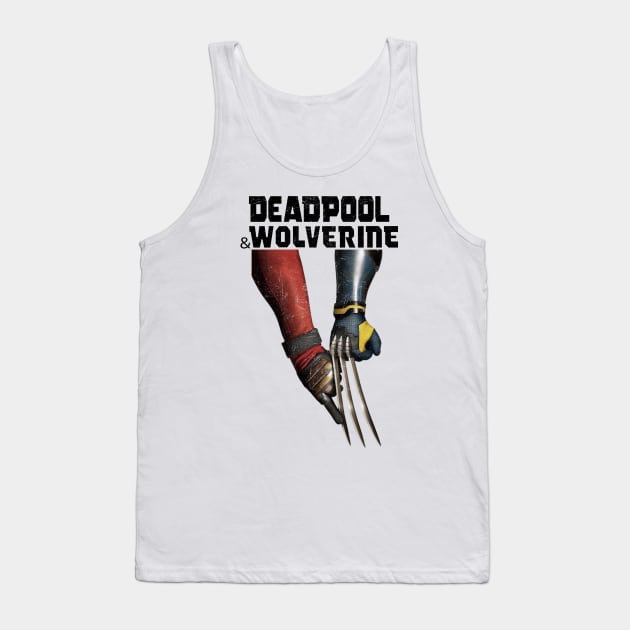 Deadp00l and W0lverine Love, Wilson & Howlett 2024 Tank Top by xalauras studio